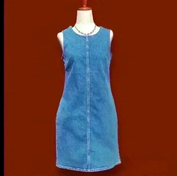 Jcrew denim dress with pockets size 00 - Picture 3 of 17